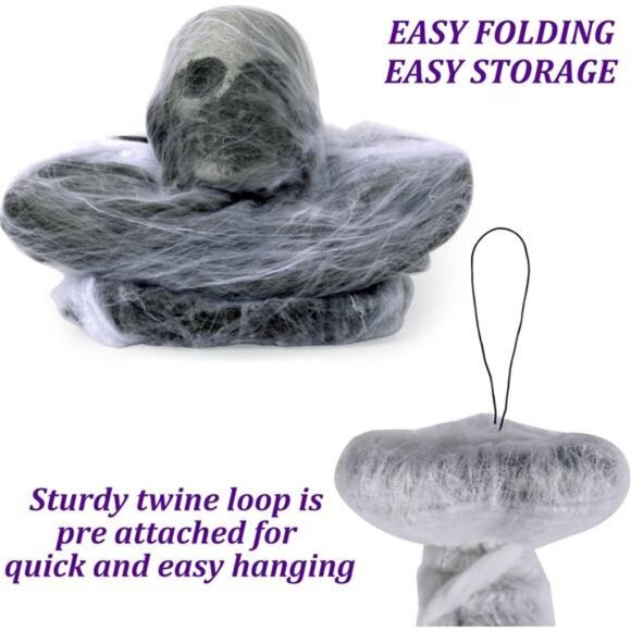 Halloween Decorations Hanging Cocoon Corpse, 72 Inch Life Size Halloween Corpse - Picture 3 of 8